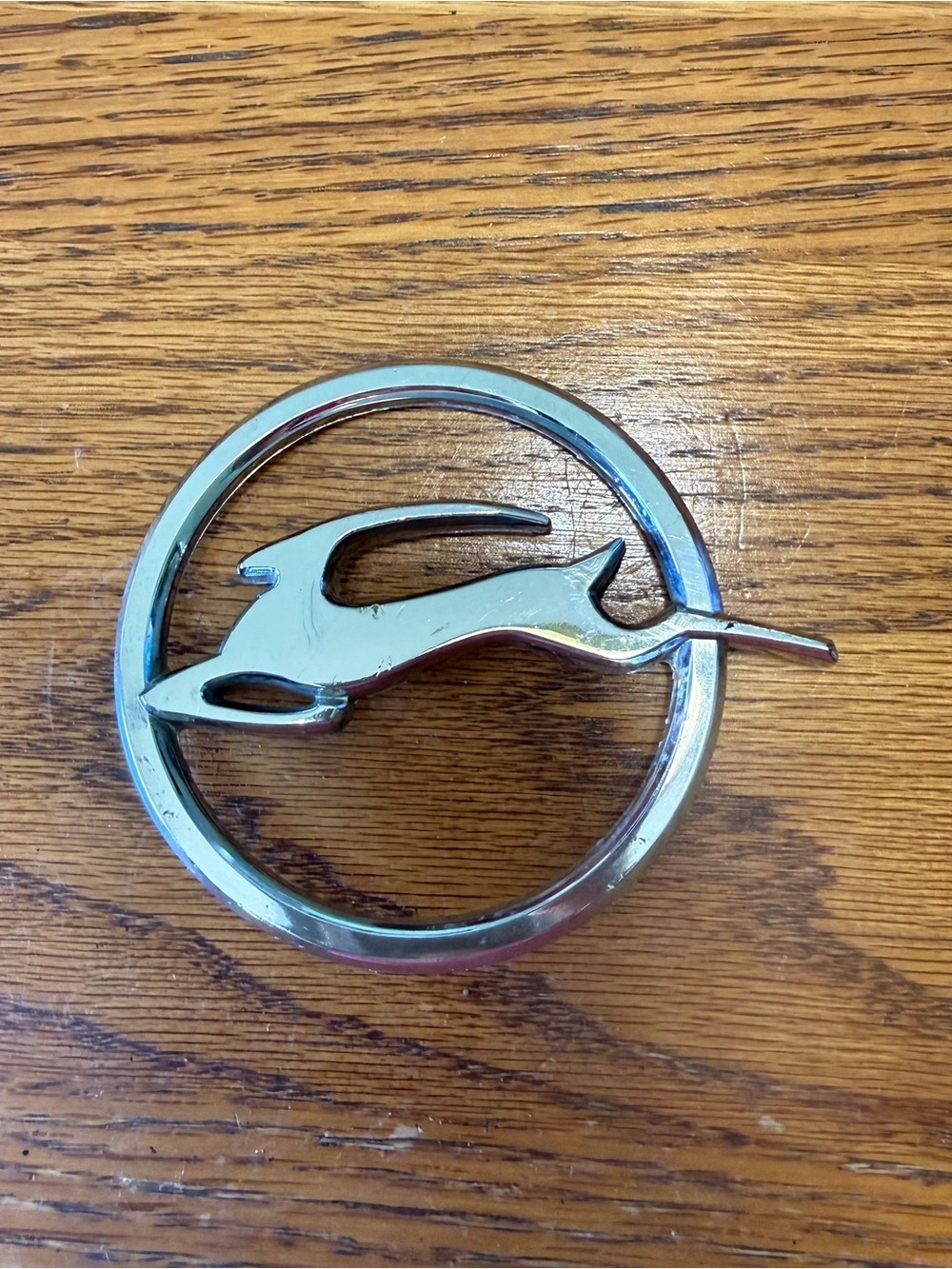 Vintage Chevrolet Impala Metal Chrome Emblem #4877314-T-1